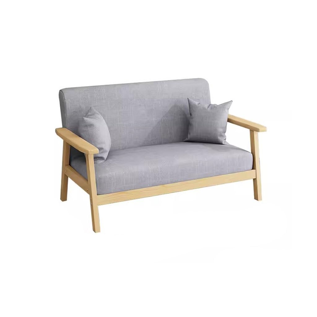 Kleine Couch, Stoffsofa, Wohnzimmer, Einzelstuhl, Doppelstuhl, kleine Wohnung, Schlafzimmer, Büro, einfacher Balkon, Freizeitstuhl, kleine Sofas für kleine Räume (A)