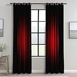 Taille Standard: Rideaux occultants standards, taille totale de 183 x 160 cm (L x H), composés de 2 panneaux de 91.5 X 160 cm (L x H) chacun. Conviennent aux tringles de diamètre < 4 cm, assurant un ajustement précis et complet de la fenêtre