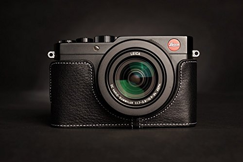 Handmade Genuine Real Leather Full Camera Case Bag Cover For Leica D-Lux Typ 109 D-Lux7 Black Color #TOP3