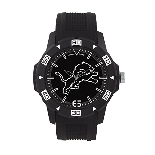 Game Time Detroit Lions Men's Watch, NFL Automatic Series, Officially Licensed