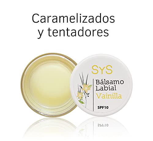 BALSAMO LABIAL SYS 15ml VAINILLA. Cuidado Labial biológico cosméticos naturales 100% certificados 15 Ml - Imagen 3