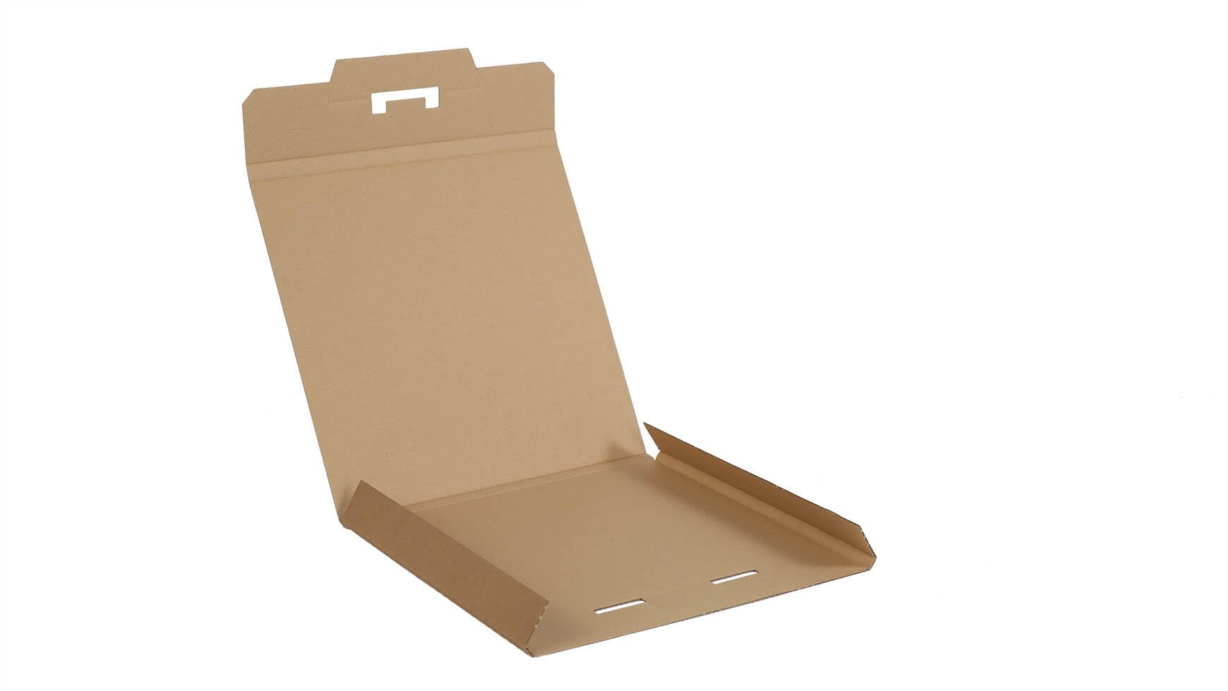 100x Schallplattenverpackung 330 x 330 x 16 mm Steckverschluss Braun LP Schallpaltten Versandkarton