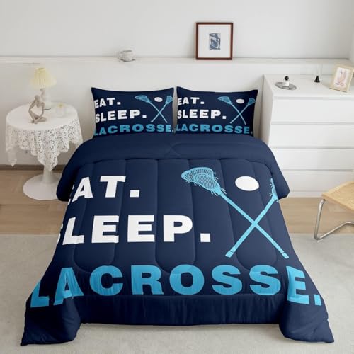 Image of Feelyou Lacrosse Comforter Set for Kids Adults