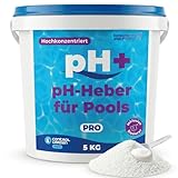 CONTROL GARDEN pH-Heber Granulat 5 KG | Hochkonzentrierter Fester pH+ Anheber für Innen- und Außenpools | Schnelle Auflösung ohne Rückstände | Kristallklares Wasser & angenehmes Badeerlebnis