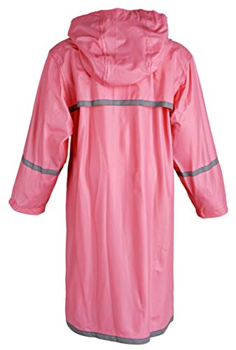 WearWide Kid's Rain Jacket: Girls Kids Waterproof Full Length Long Hooded Raincoat Jacket Coat for Children2