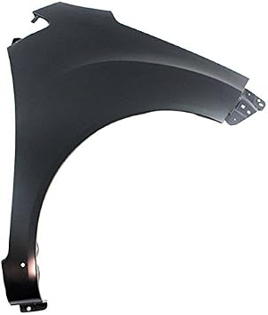 Compatible with 13-15 Chevy Spark Front Fender Primed Steel with Rocker Molding Holes Right Side