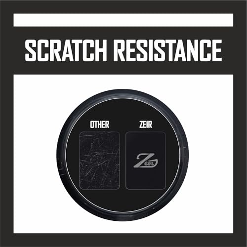 Image of ZEIR [1+1Pack] Screen Protector Compatible with ROYAL ENFIELD HUNTER 350 - TFT Digital Display Scratch Guard For Hunter350 | Instrument Console Bike Accessory [Not Tempered Glass] (Hunter [1Big+1Small])
