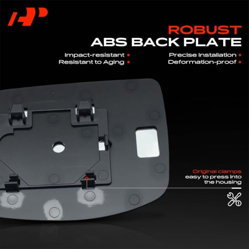 A-Premium Right Passenger Side Non-Heated Mirror Glass with Backing Plate Compatible with Honda CR-V CRV 2012-2016, HR-V HRV 2016-2018 - Exterior Side View Convex Mirror, Non-Heated by A-Premium - Used condition - Image 5