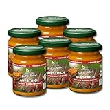 biozentrale Brotaufstrich Tomate Kidneybohne | 6 x 125 g | vegan, glutenfrei & laktosefrei | mit 28% Kidneybohnen | cremig aromatisch | lecker auf Brot oder zum Verfeinern von Gerichten