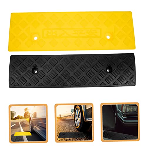 Rampas de Caucho para Bordillo 2 pcs Negro y Amarillo miniatura 5