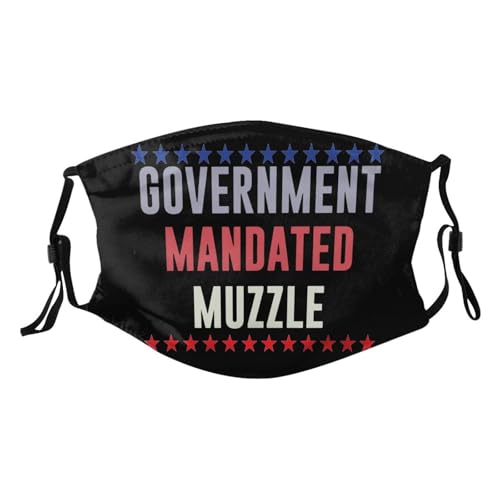 Government Mandated Muzzle Adult Dust Mask Adjustable Dust Face with 2 Filter52