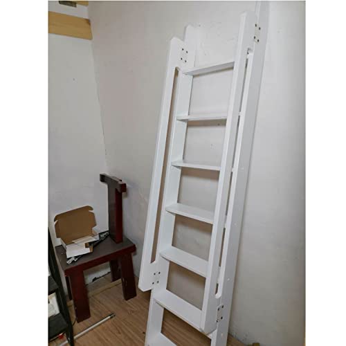Escalera para litera de madera maciza de 78,7 pulgadas resistente y estable 2