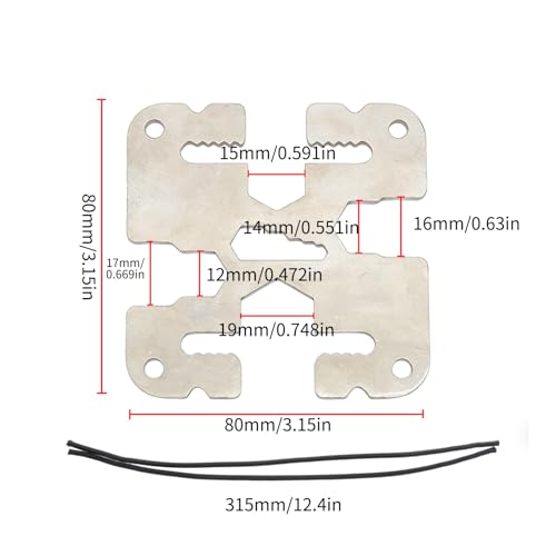 Placas de peso para buceo libre fabricadas en acero inoxidable resistente 6