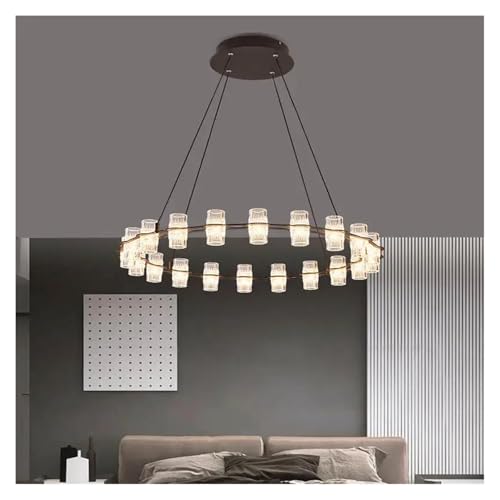 Lustre moderne de luxe salon grand luminaire minimaliste salle à manger