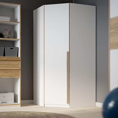 FORTE SMARTROOM Eckkleiderschrank 90 100, Moderner...