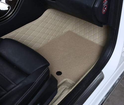 Image of Mr Mattie 7D Car Floor Mat Compatible with Ford Ecosport (2017-2025), Beige
