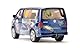 siku 6509, Bastelset Style my siku, VW T5 Astronaut, Spielzeug-Auto, Metall/Kunststoff, Blau, Inkl. Stickerbogen zur individuellen Gestaltung, Heckklappe zum Öffnen