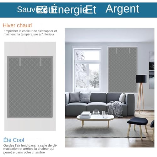 Rideau isolant thermique phonique et bâche acoustique lourde - 6