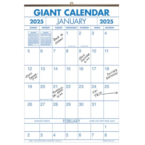 2 Year Giant Calendar, 2022-2023