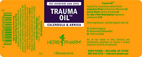 Herb Pharm Trauma Oil Compound, 1.2 Pounds (Faoil01), 1 Fl Oz (Pack Of 1) #TOP3