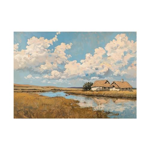 Décoration murale salon moderne avec ce grand tableau paysage 40x60cm