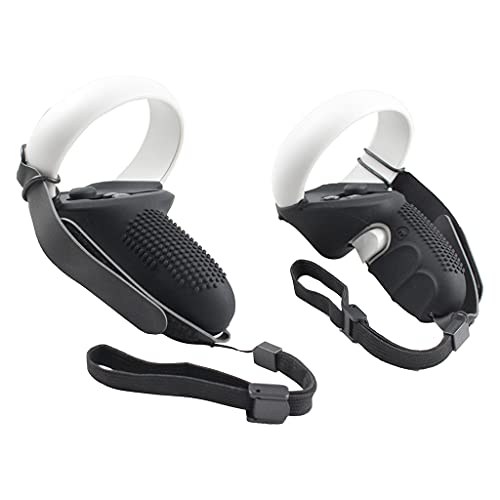 Tampa anti-derrapante Rocker VR Lens Cover Estojo de silicone Lidar com Alça Grip Strap para -Oculus