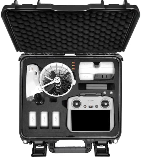 Lekufee Portable Waterproof Hard Carrying Case for DJI Flip Drone...