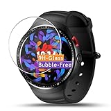 Vaxson 3-Pack Tempered Glass Screen Protector, compatible with LEMFO LES1 Smartwatch smart watch 9H Protective Guard Film Protectors