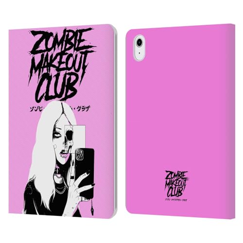 Étui portefeuille Zombie Makeout Club pour iPad Air 11 (2020-2025) protection en cuir Crâne À Selfie