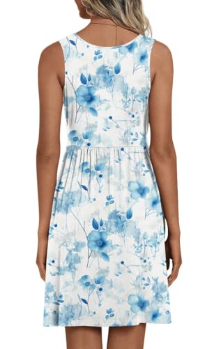 Image of CATHY 2026 Womens Casual Dress Summer Sleeveless Dresses V Neck Wrap Sexy Sundress with Pockets S-2XL