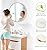 Atilioo 20 Inch Round Mirror, Aluminum Alloy Frame Wall Mounted Vanity Mirrors for Bathroom, Entryway, Living Room, Bedroom, Gold