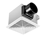 VENTECHLATION Bathroom Exhaust Fan 80CFM 1.5Sone, 4inch duct, Energy-Saving Household Ventilation Fan with Humidity sensor, No Attic access Needed Installation, Classic White Grille