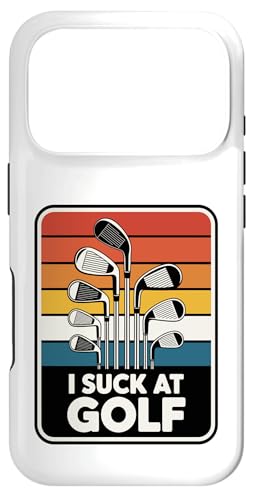 I Suck At Golf Joke ʔSt s Ȓj St X}zP[X iPhone 17 Pro p