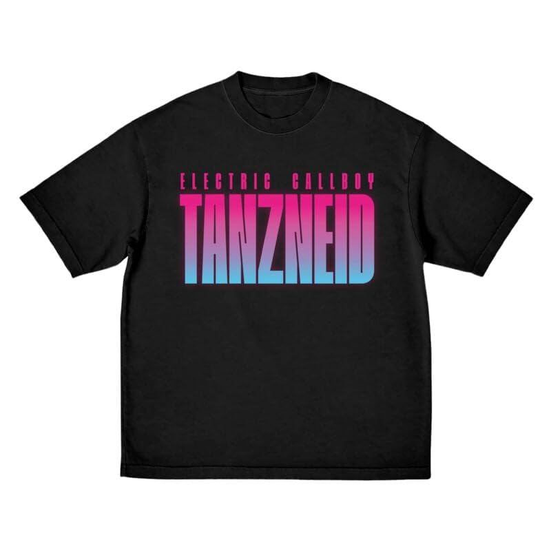 T-Shirt Electric Callboy TANZNEID Coupe Oversize pour Style Rock Confortable