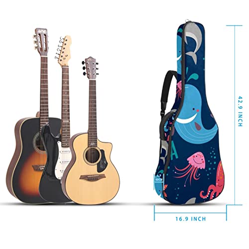 Housse de transport rembourrée imperméable Oxford avec bandoulière réglable Motif animaux marins - Les Beatles, Paul McCartney, John Lennon, RIngo Starr, George Harrison Housse de transport rembourrée imperméable Oxford avec bandoulière réglable Motif animaux marins – Image 6
