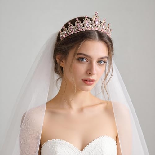 Kamirola - Queen Crown and Tiaras Princess Crown for Women and Girls Crystal Headbands for Bridal, Princess for Wedding and Party(01)