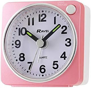 Ravel - Longford Mini Travel Quartz Alarm Clock - Black
