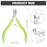 Cuticle Trimmer, Professional Nail Cuticle Cutter, Stainless Steel Cuticle Remover Nippers with Non-Slip Silicone Handle, Manicure Tools for Nail Care，Cuticle Clipper for Nails Dead Skin. - Image 2