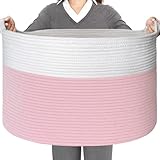 HONCESTA Extra Large Storage Basket - 23.6