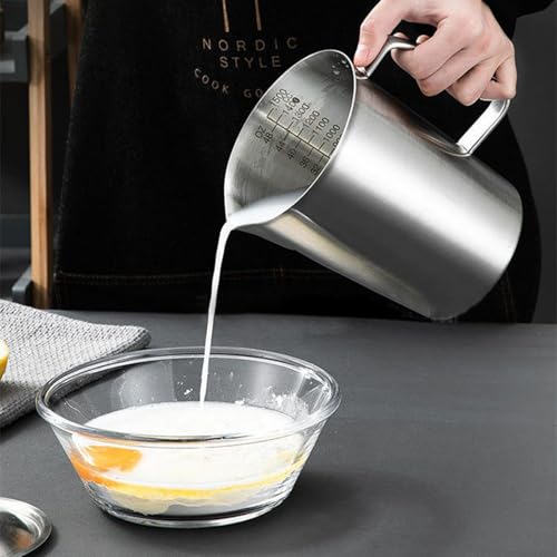 Récipient mousseur à lait 2 l et appareils de cuisine maison pour cappuccino - 3