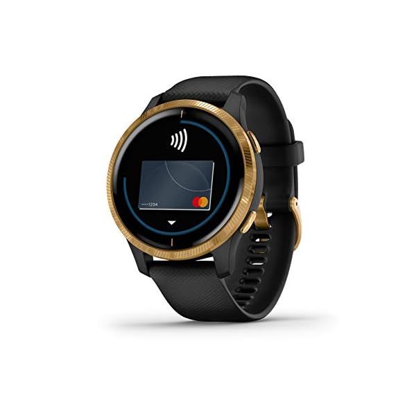 Garmin Venu GPS Fitness-Smartwatch Schwarz/Gold 010-02173-32