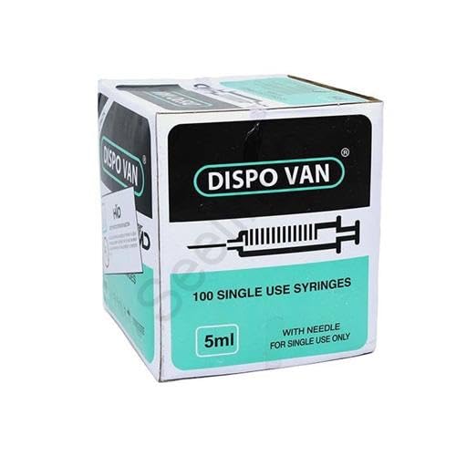 DISPO Van Syringes 5ML with Needle For Single Use Only - Pack of 100 (B0D22YJRTP) Amazon Price History, Amazon Price Tracker