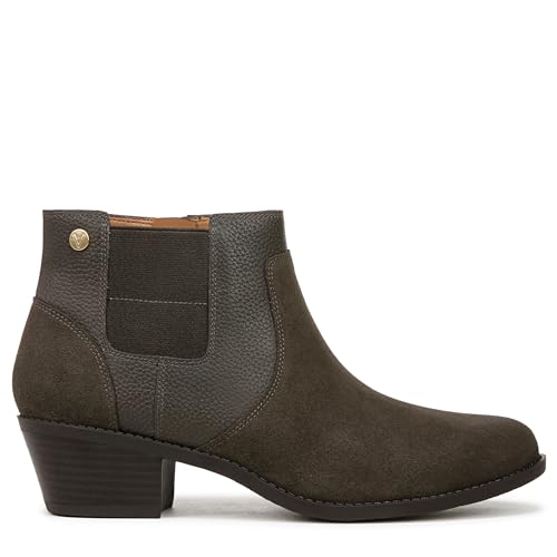 Image of Vionic Women's Ankle Bootie Finn - Comfortable Short Boots with Zipper Closure and Built in VIO Motion Technology, Providing Arch Support, Stability, Flexibility, and Cushioning, Sizes 5-12