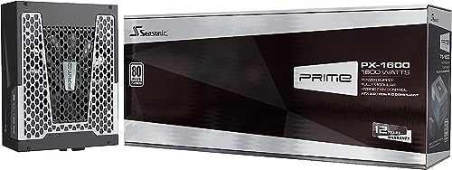 Image of Seasonic PRIME PX 1600W Power Supply ATX 3.1 PCIe 5.1 (12V-2x6) 12 Years Warranty 80+ Platinum Fully Modular RTX 5090 AMD RX 9000 Ready AI Workstation