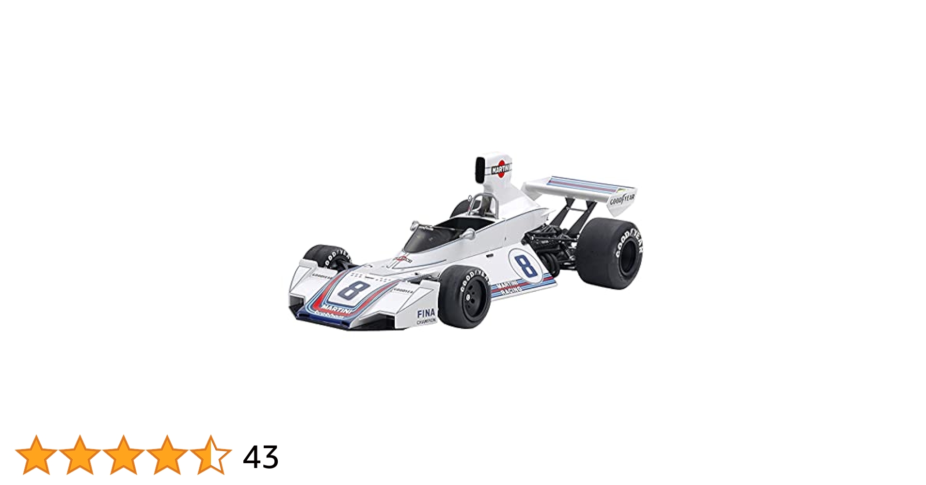 Amazon.com: TAMIYA 12042 1:12 Martini Brabham BT44B ´75 m