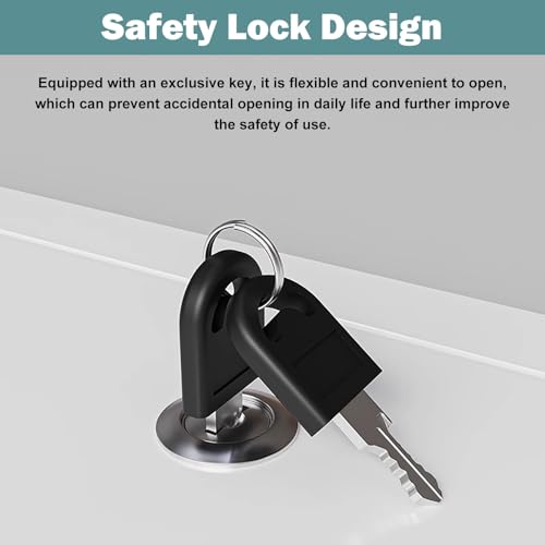 Puerta de inspección con llave que asegura el acceso a zonas de mantenimiento 4