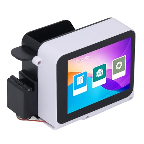 SEAFRONT Impresora de Inyección de Tinta Portátil, Máquina de Serigrafía, Codificador de Inyección de Tinta Portátil para Fecha de Texto, Código de Barras QR, Número de Lote Sin Cartuchos de