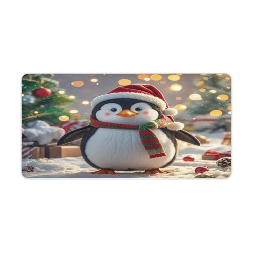 Christmas Funny Penguin Pad Mouse Grande 30x60cm