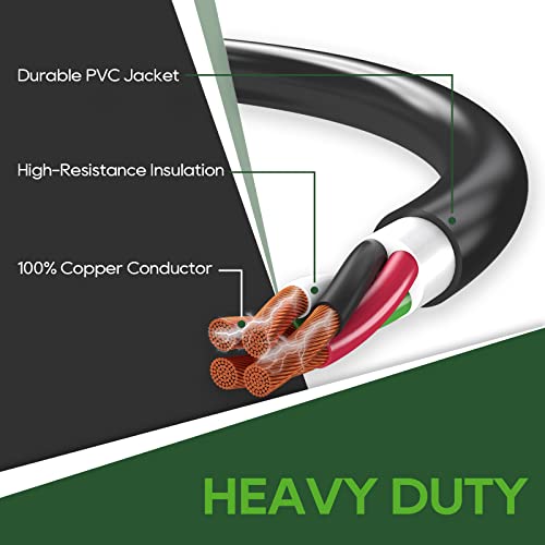 RVGUARD 50 Amp 100 Foot RV/EV Extension Cord, NEMA 1450