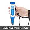 APERA INSTRUMENTS AI316 Premium Series PC60 5-in-1 Waterproof pH/EC (Conductivity) /TDS (ppm) /Salinity (ppt) /Temp. Multi-Parameter Pocket Tester Kit #5